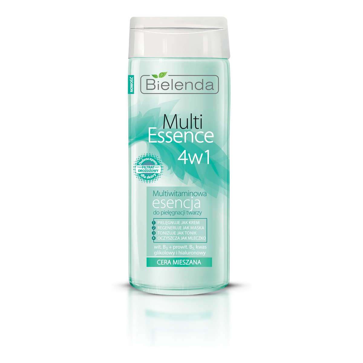Bielenda Multiessence 4 w 1 Multiwitaminowa Esencja Do Pielęgnacji Twarzy Cera Mieszana 200ml