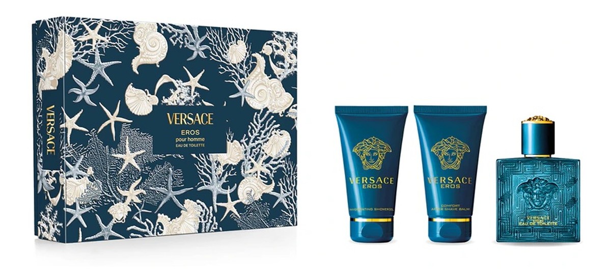 Zestaw woda toaletowa spray 50ml + żel pod prysznic 50ml + balsam po goleniu 50ml