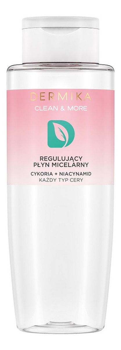 dwufazowy regulujący płyn micelarny do każdego typu cery cykoria & niacynamid
