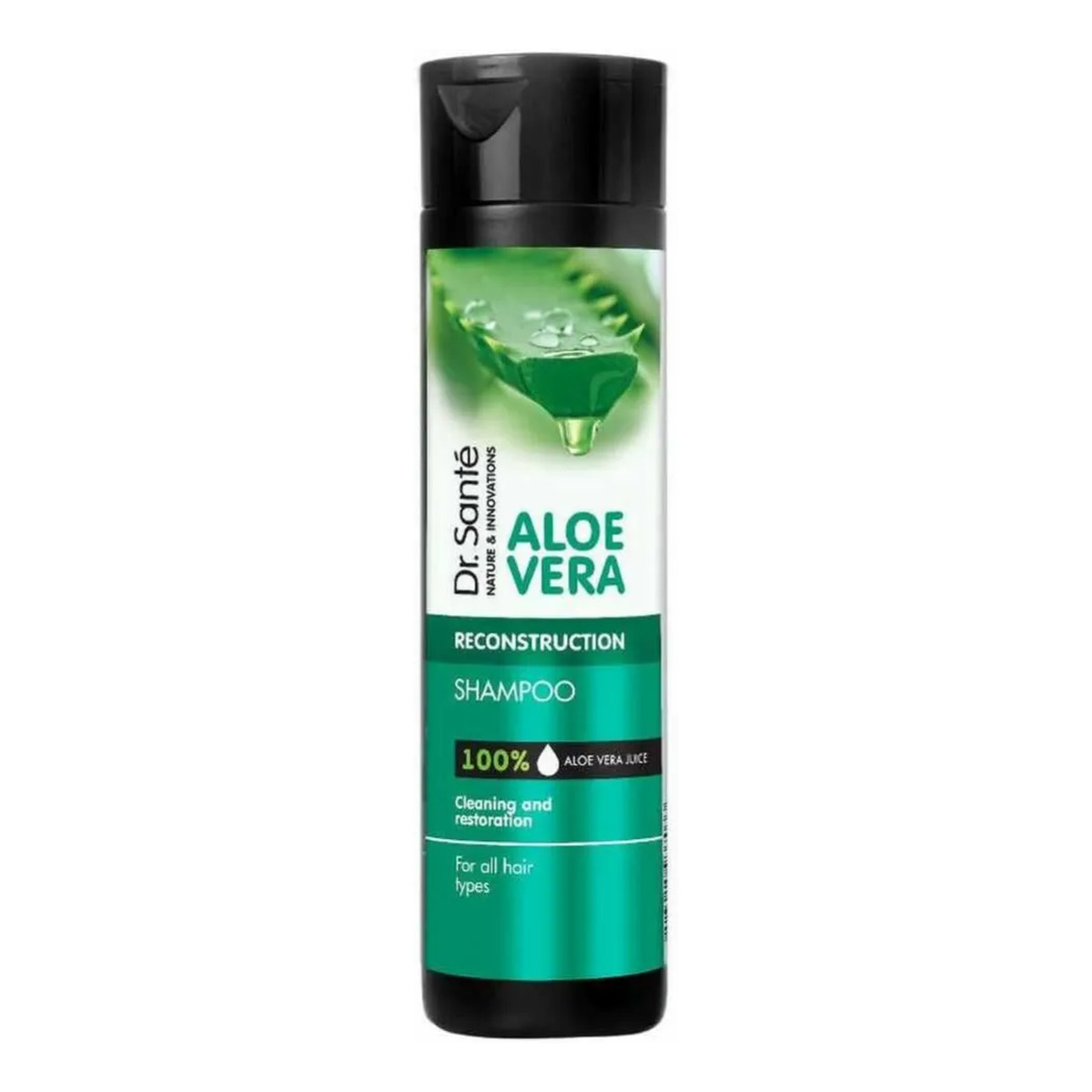 Dr. Sante Aloe Vera szampon aloesowy z keratyną ceramidami roślinnymi do wszystkich rodzajów włosów 250ml