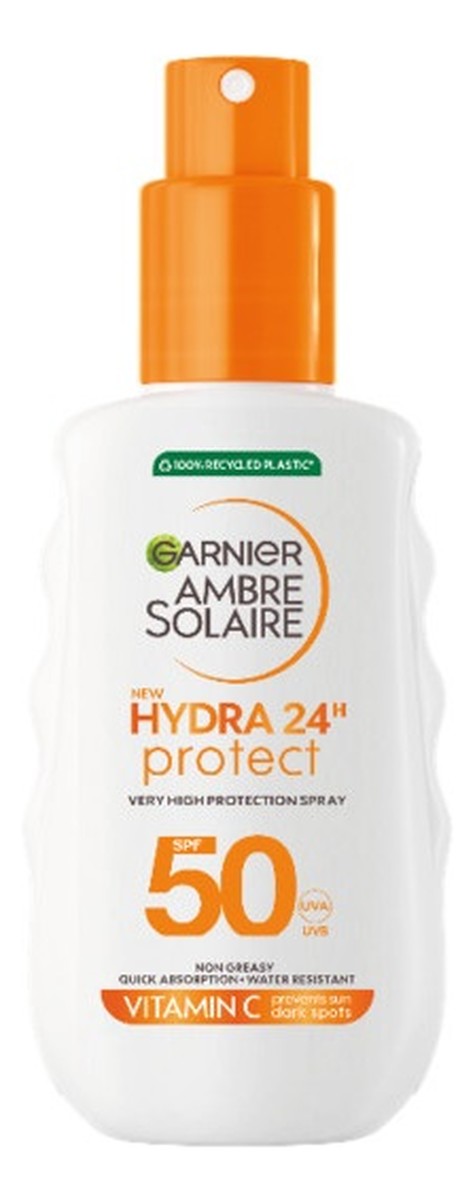 Ambre solaire hydra 24h spray ochronny spf50 150ml​