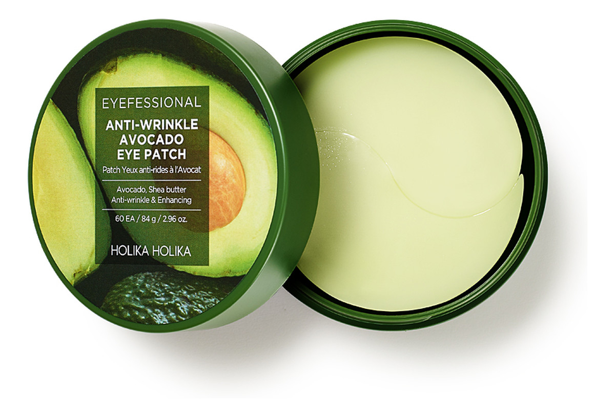 Eyefessional anti-wrinkle avocado eye patch hydrożelowe płatki pod oczy z ekstraktem z awokado 60szt