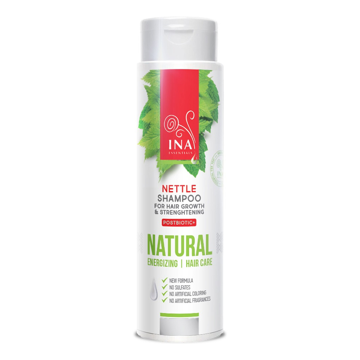 Ina Essentials Nettle shampoo naturalny szampon pokrzywowy przeciw wypadaniu włosów 200ml