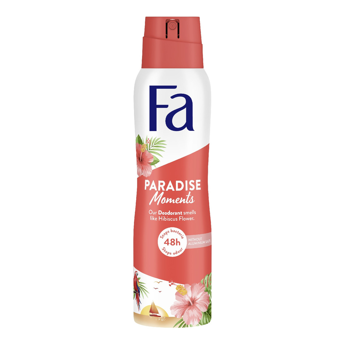 Fa Paradise Moments Dezodorant w sprayu o zapachu kwiatu hibiskusa 150ml