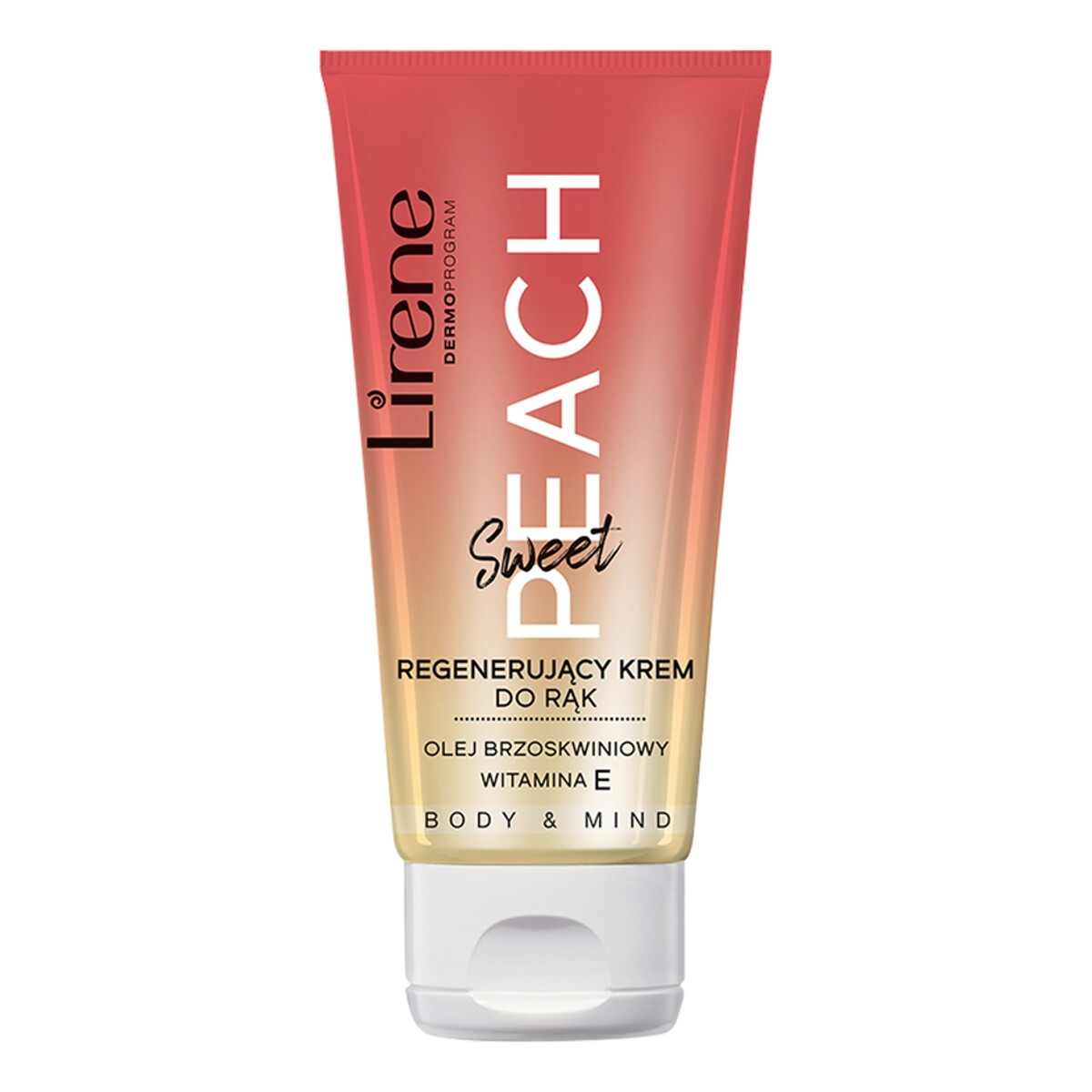 Lirene Body & Mind Krem do rąk sweet peach regenerujący 50ml