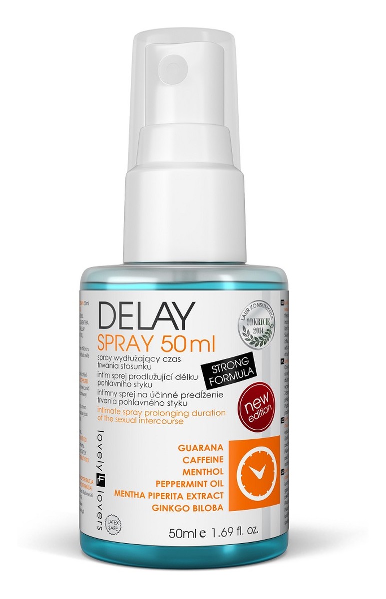 Delay spray mocny spray wydłużający czas trwania stosunku