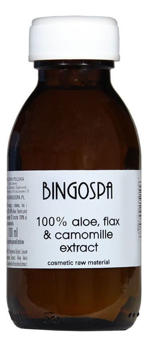 Wyciąg z Aloesu Lnu i Rumianku 100%