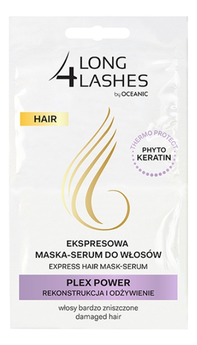 Hair Plex Power ekspresowa maska-serum do włosów zniszczonych 2x6ml