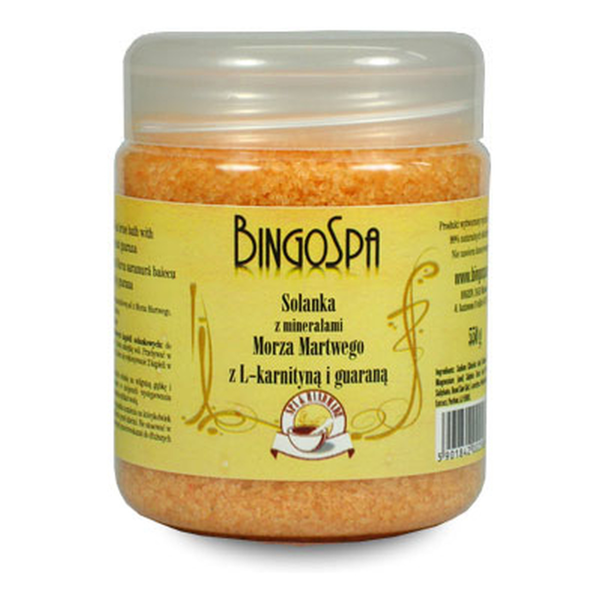 BINGOSPA Solanka z Minerałami Morza Martwego z L-Karnityną i Guaraną 550ml