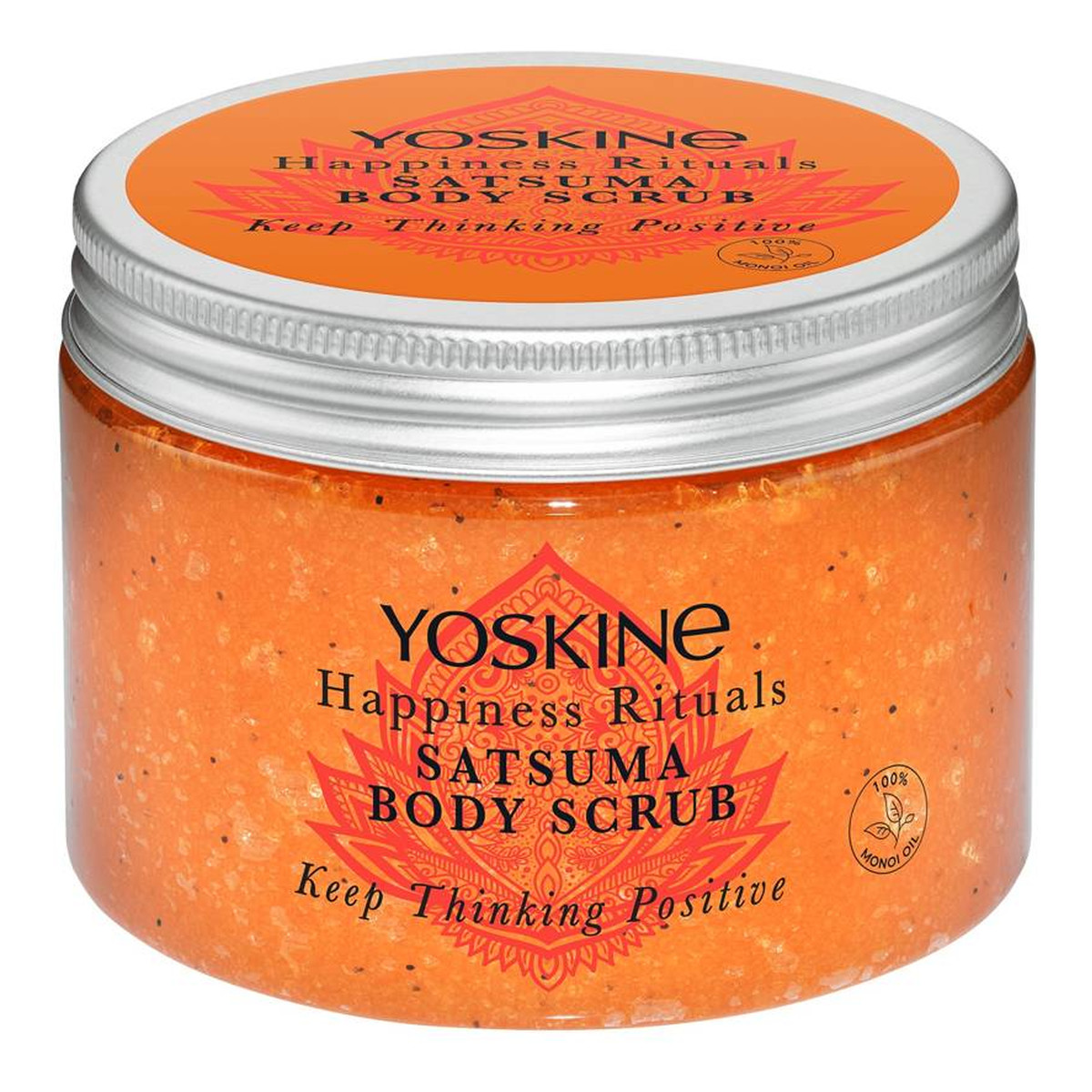 Yoskine Happiness Rituals Cukrowy Peeling do ciała Satsuma 300g