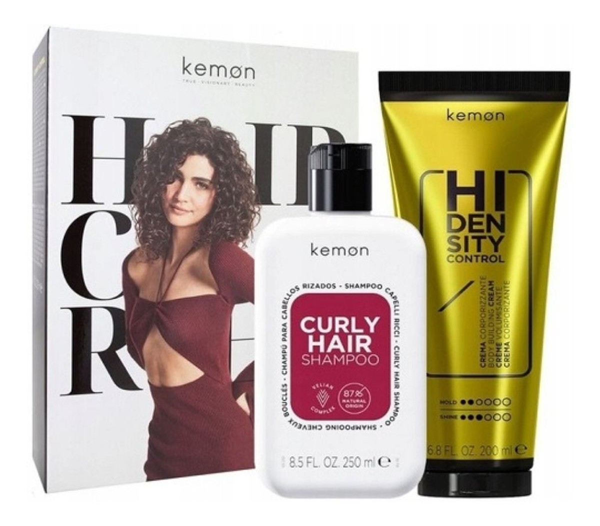 Zestaw szampon do włosów kręconych 250ml + krem zwiększający objętość włosów 200ml