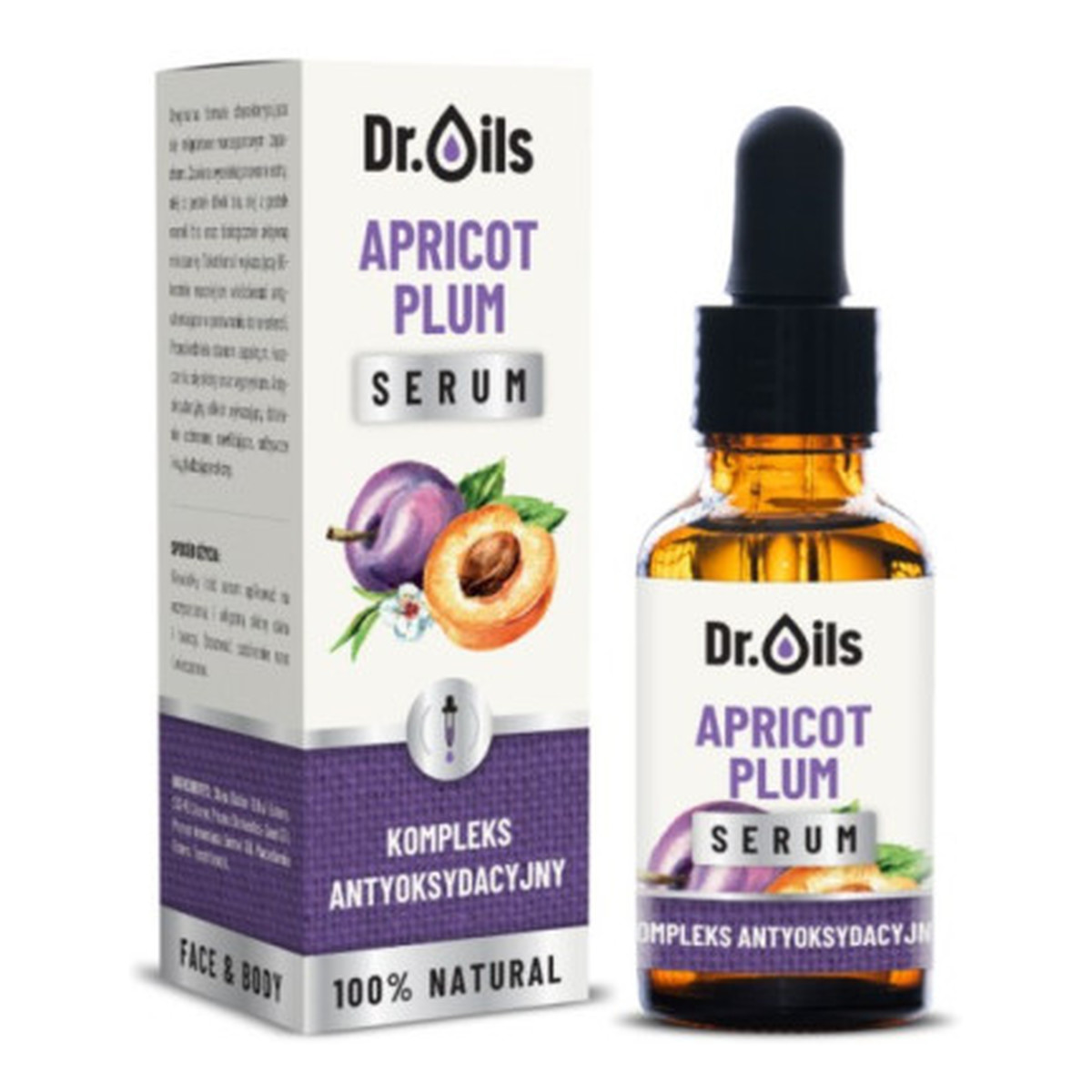 Dr. Oils Apricot plum serum kompleks antyoksydacyjny 30ml