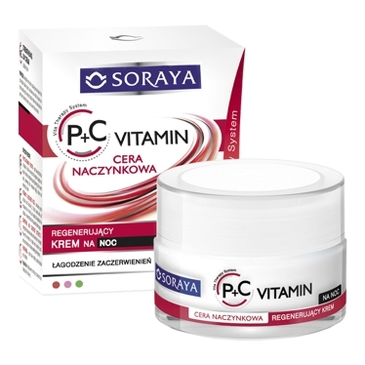 Soraya Vitamin P + C Vita Therapy System Krem Do Cery Naczynkowej Na Noc 50ml