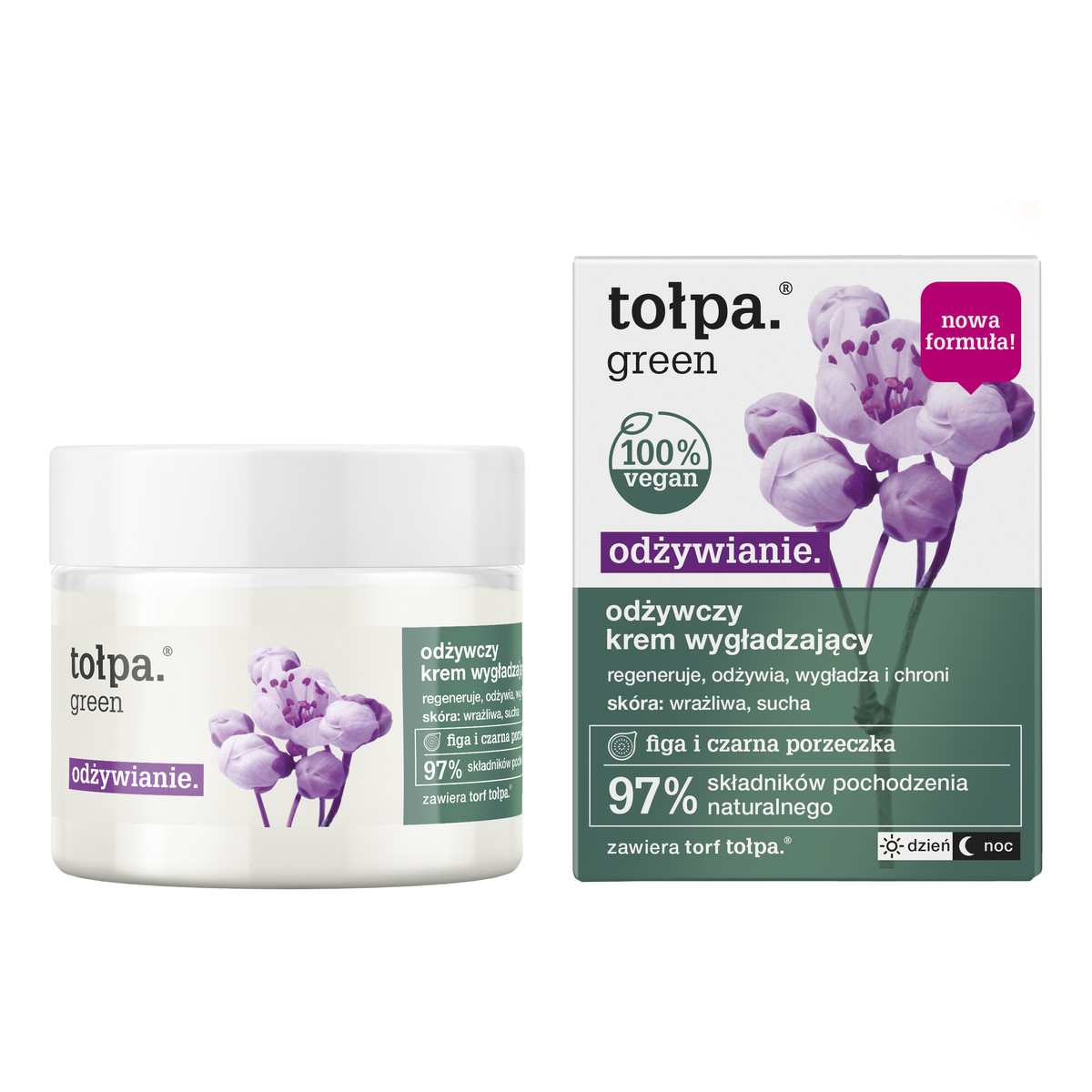 Tołpa Green Odżywczy krem wygładzający 50ml