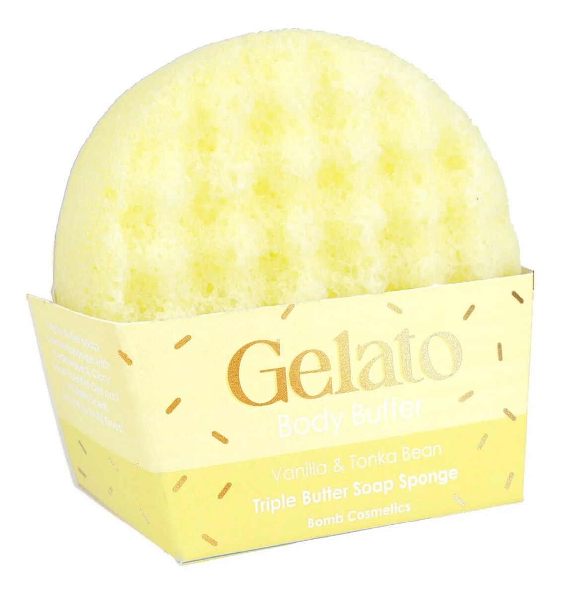 Gelato body buffer gąbka do mycia ciała vanilla tonka bean