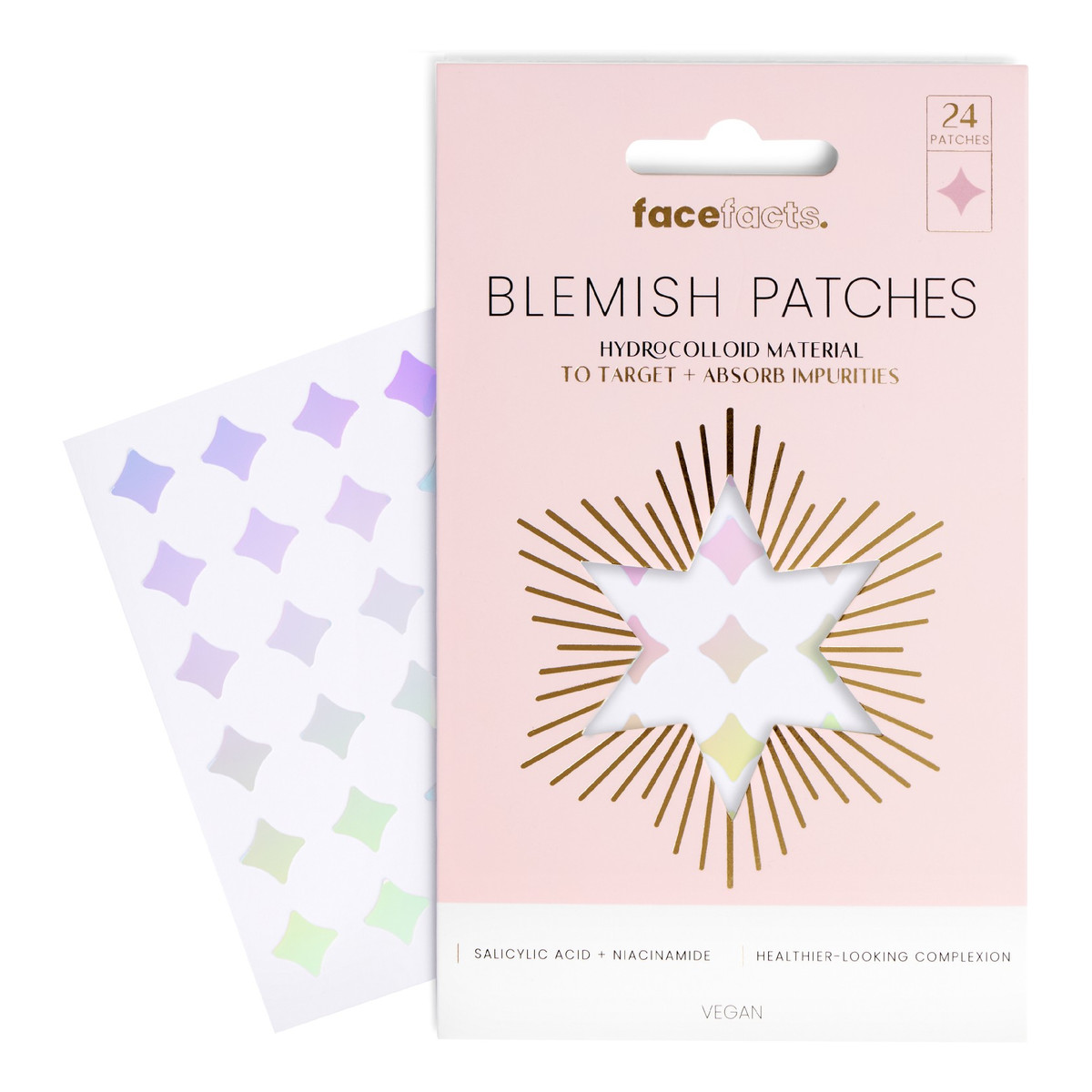 Face Facts Blemish Patches Holograficzne Diamenty Plastry na wypryski 1 op. - 24 szt.