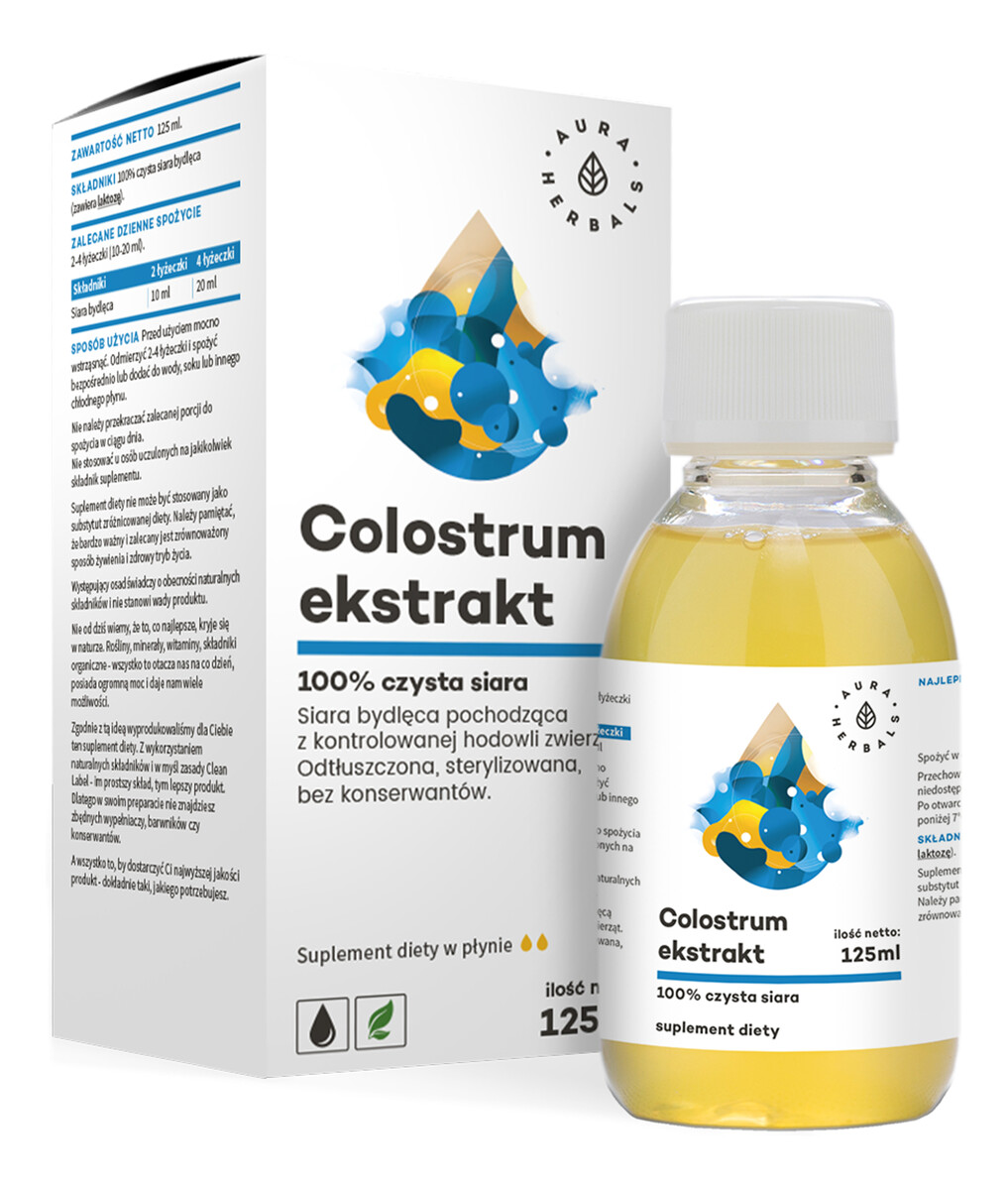 Colostrum ekstrakt 100% czysta siara bydlęca