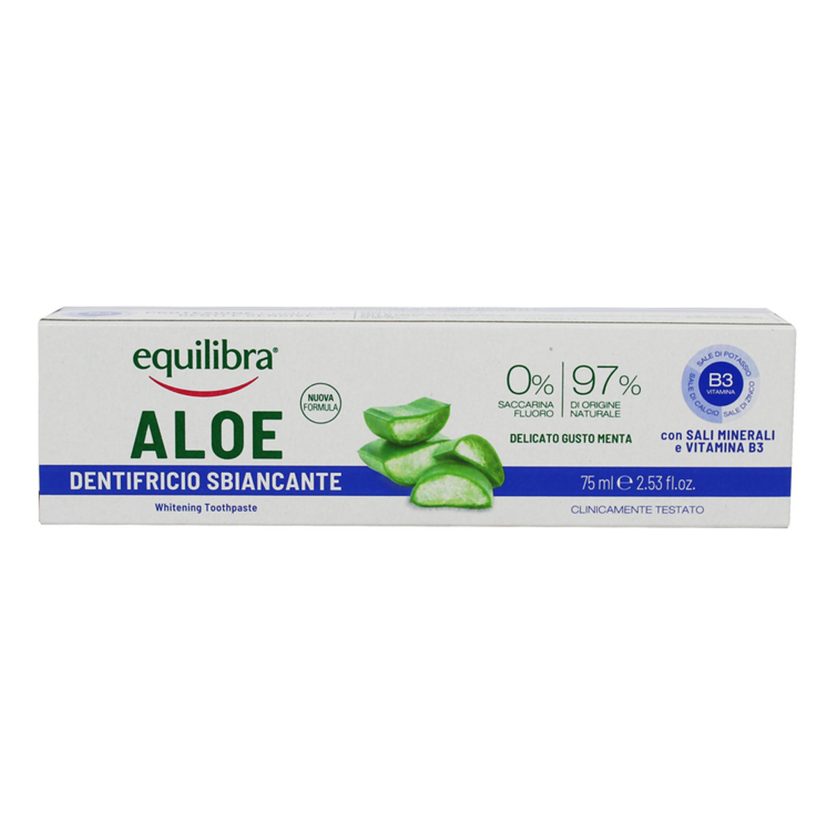 Equilibra ALOES PASTA DO ZĘBÓW WYBIELAJĄCA 75ml