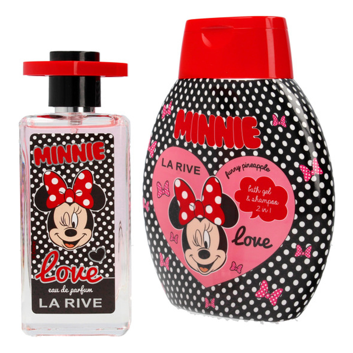 La Rive Disney Love Minnie Zestaw (woda perfumowana 50ml+żel pod prysznic 2w1 250ml)