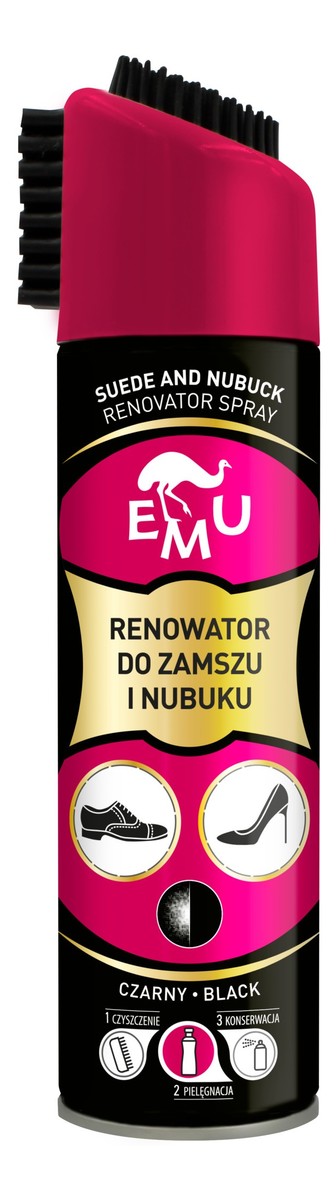 Emu renowator do zamszu i nubuku czarny