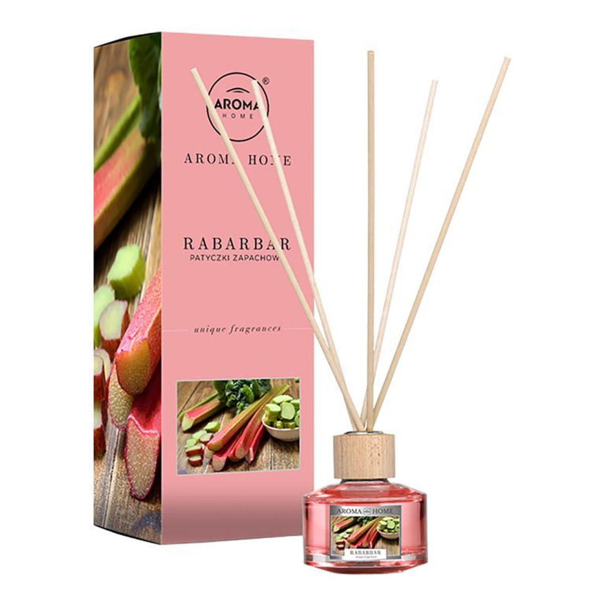Aroma Home Unique Fragrances Patyczki zapachowe Rabarbar 50ml