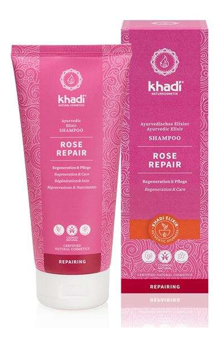 Intensywnie odżywczy szampon do włosów – Róża