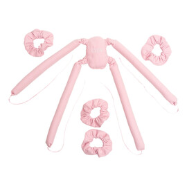 Coolcurl spider set wałki do kręcenia włosów na zimno do włosów długiej i średniej długości pink 4szt