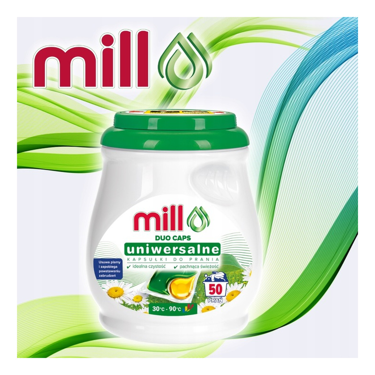 Mill Uniwersalne 4in1 Kapsułki do Prania 50 szt.