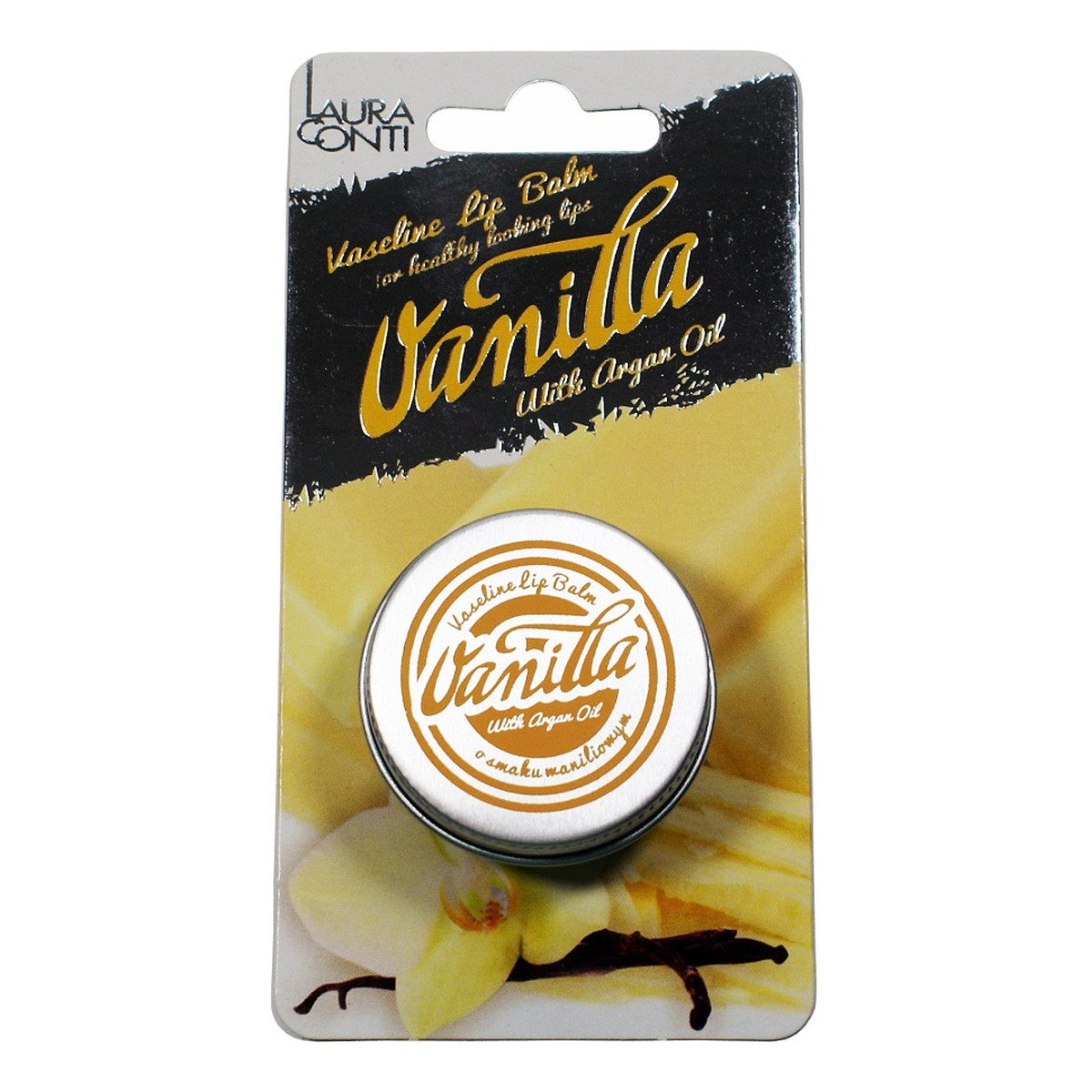 Laura Conti Wazelinowy Balsam do ust waniliowy 15g