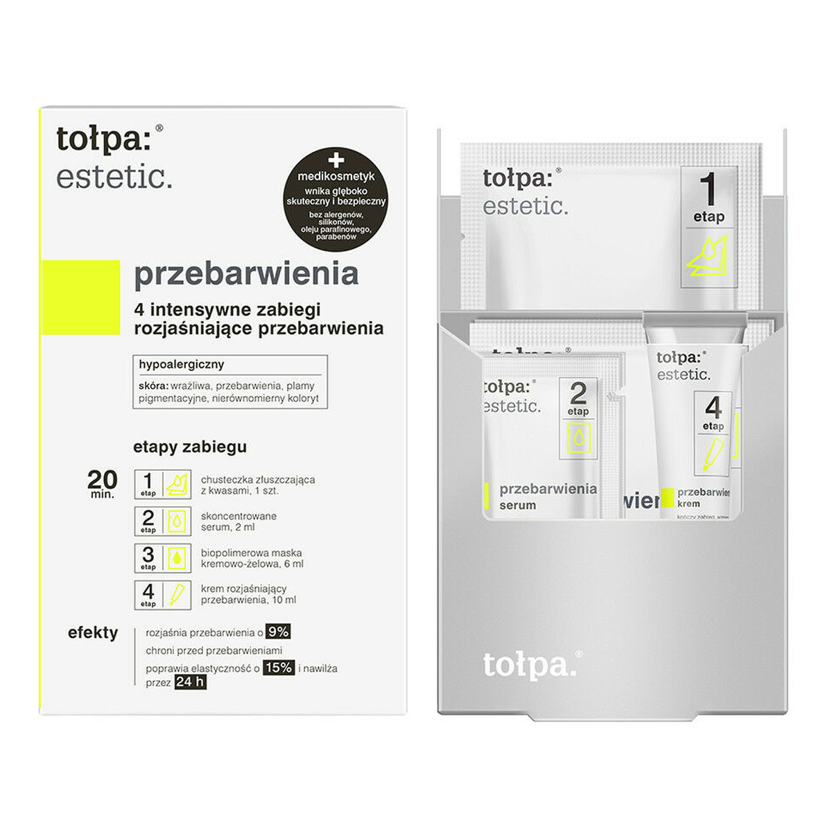 Tołpa Estetic 4 intensywne zabiegi rozjaśniające