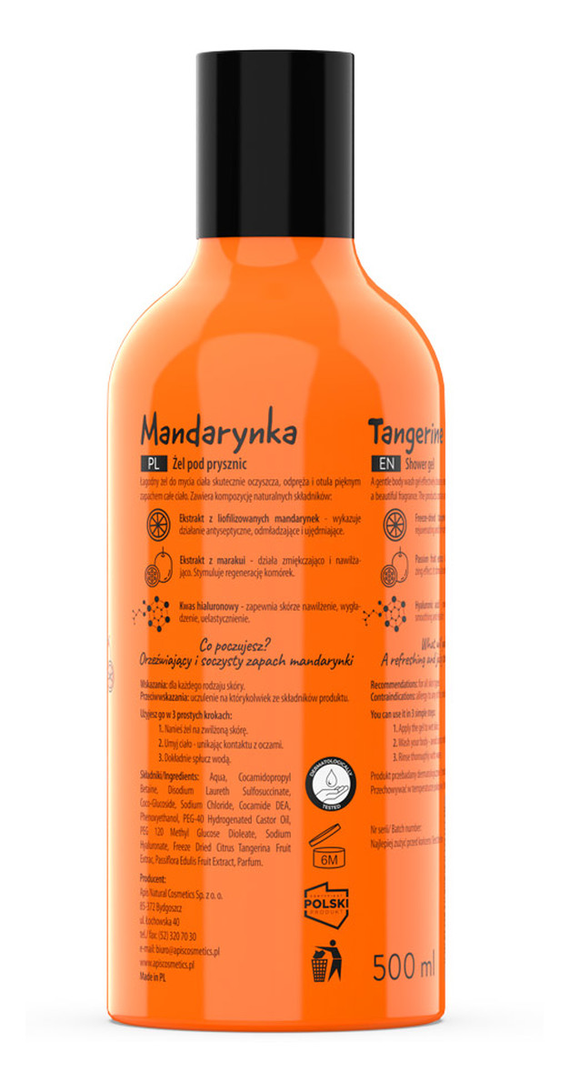 Żel pod prysznic mandarynka