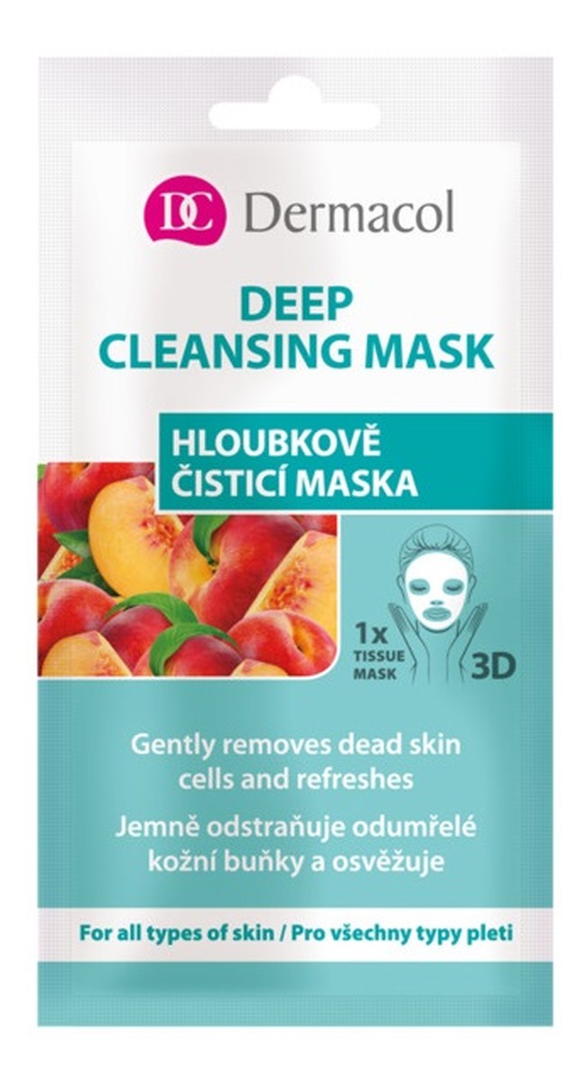 3d deep cleansing mask głęboko oczyszczająca maseczka do twarzy w płachcie