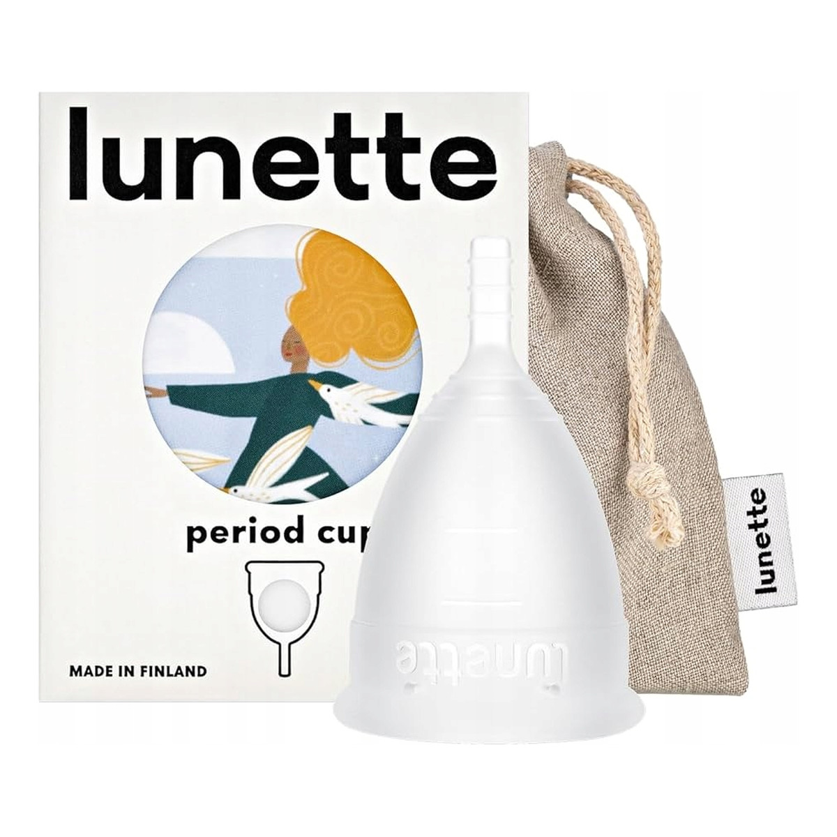Lunette Period Cup kubeczek menstruacyjny Bezbarwny 41mm 50ml