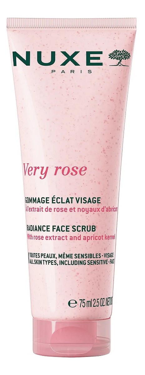 Very rose rozświetlający peeling złuszczający