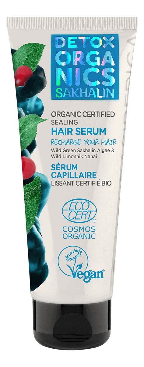 Laminujące Serum do włosów Detox Organics Sakhalin