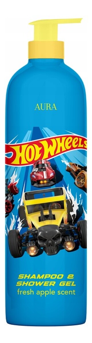 Hot Wheels Szampon i żel pod prysznic Fresh Apple