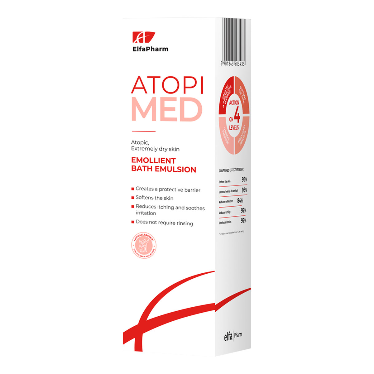 ELFA PHARM Atopi Med Emolientowe mleczko do ciała 400ml
