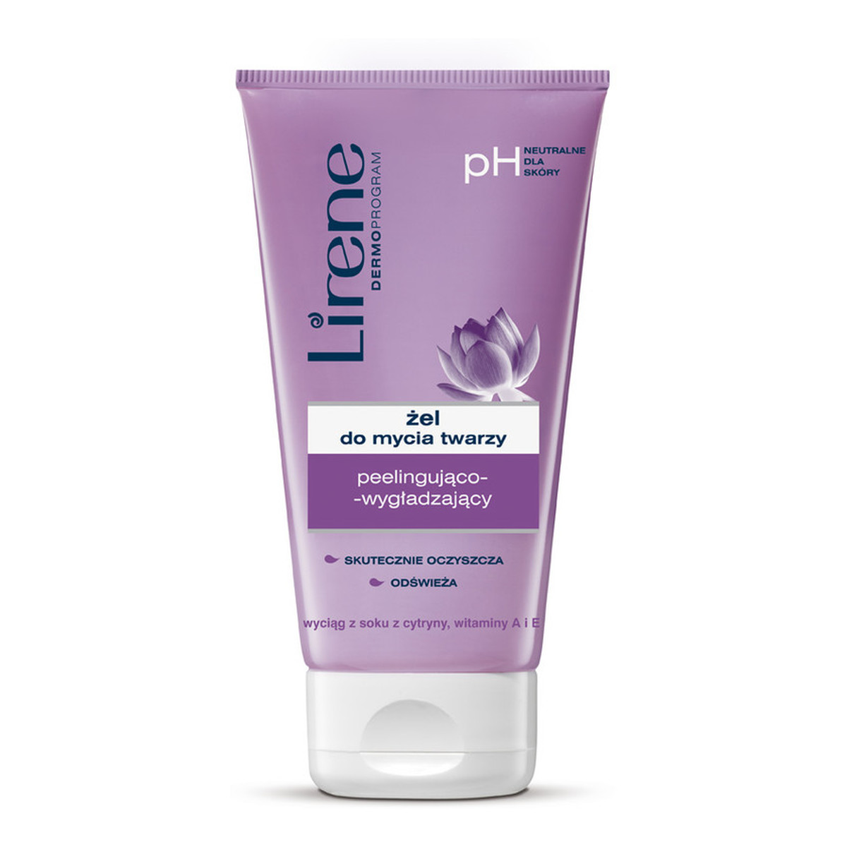 Lirene Pielęgnacja Oczyszczająca Żel Do Mycia Twarzy Peelingująco-Wygładzający 150ml