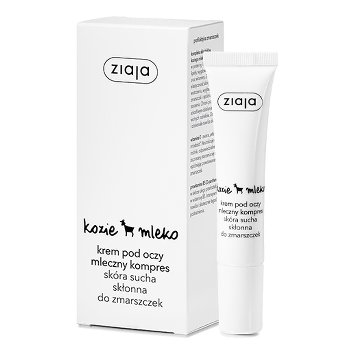 Ziaja Kozie Mleko Krem Pod Oczy Mleczny Kompres 15ml