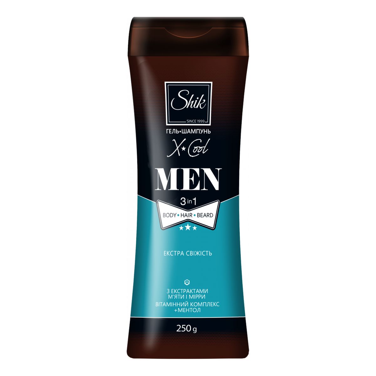 Shik X-Cool Żel pod prysznic i szampon dla mężczyzn 3w1 250g