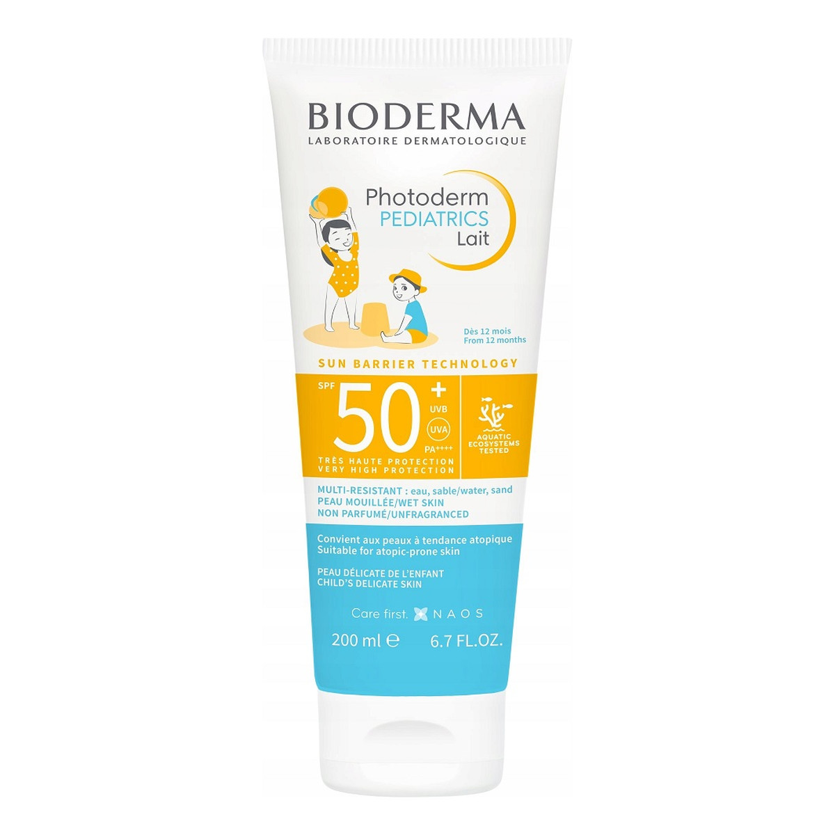 Bioderma Photoderm Pediatrics Lait SPF50+ ochronne Mleczko dla dzieci 200ml