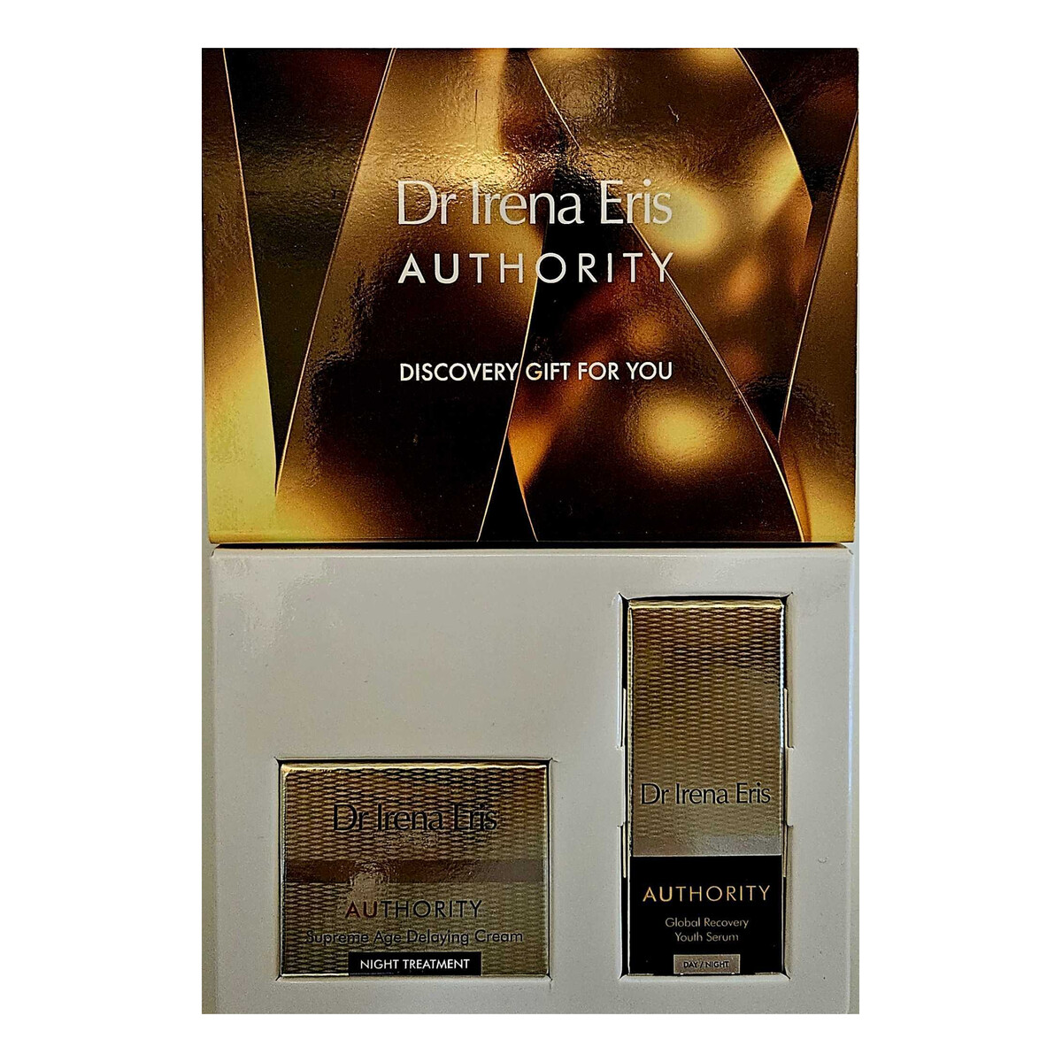 Dr Irena Eris Authority Zestaw miniatur Krem Na Noc 10ml + Serum 3.5ml Promocja marki 13.5ml