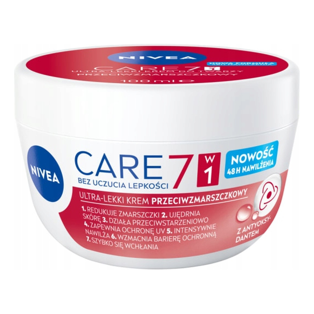 Nivea Care Lekki krem przeciwzmarszczkowy 100ml