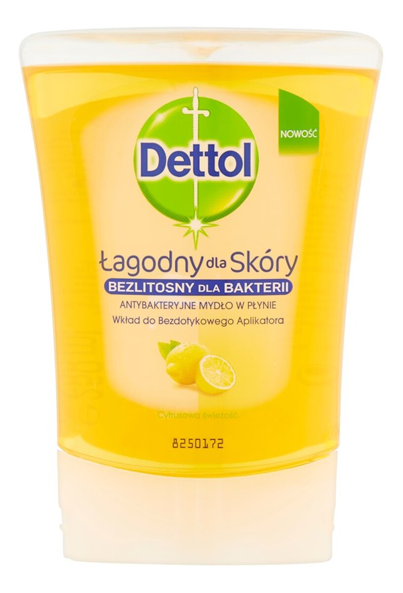 Antybakteryjne mydło w płynie wkład do bezdotykowego aplikatora Cytrynowa Świeżość