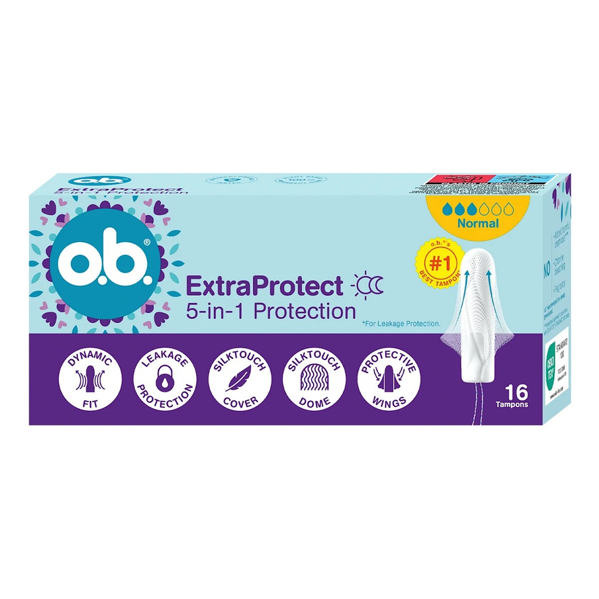 O.B. ExtraProtect Normal tampony 16szt.