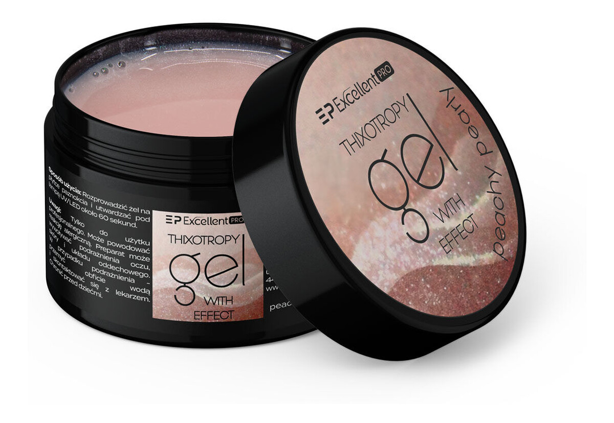 Żel budujący peachy pearly