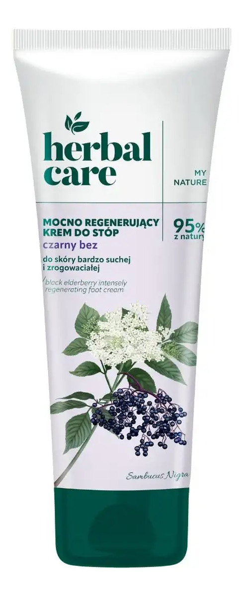 Mocno regenerujący krem do stóp - Czarny Bez