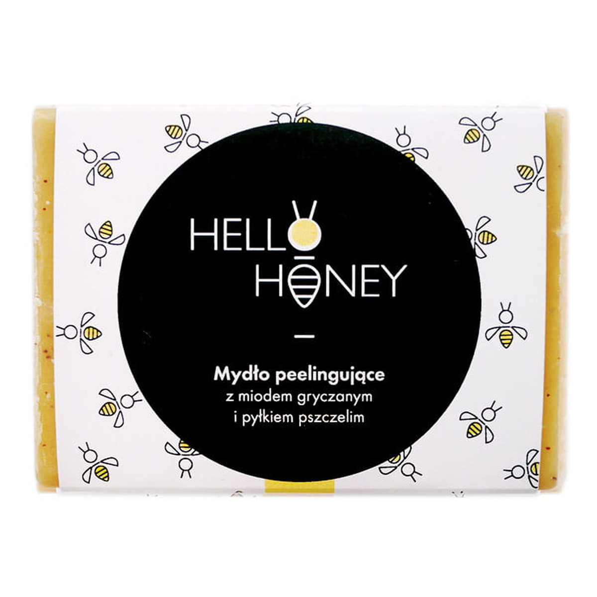 Lullalove Hello Honey Peelingujące mydło z pyłkiem pszczelim i miodem 100g