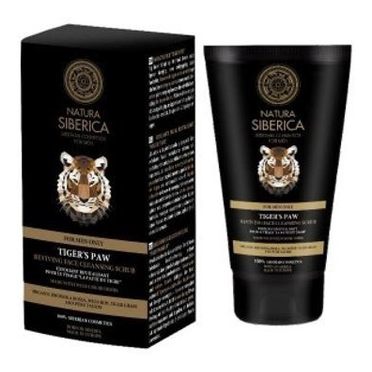 Natura Siberica FOR MEN rewitalizująco-oczyszczający scrub do twarzy dla mężczyzn 150ml