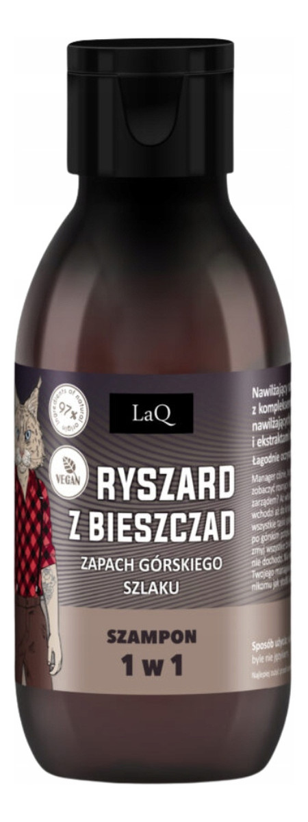 Mini przeciwłupieżowy szampon do włosów 1w1